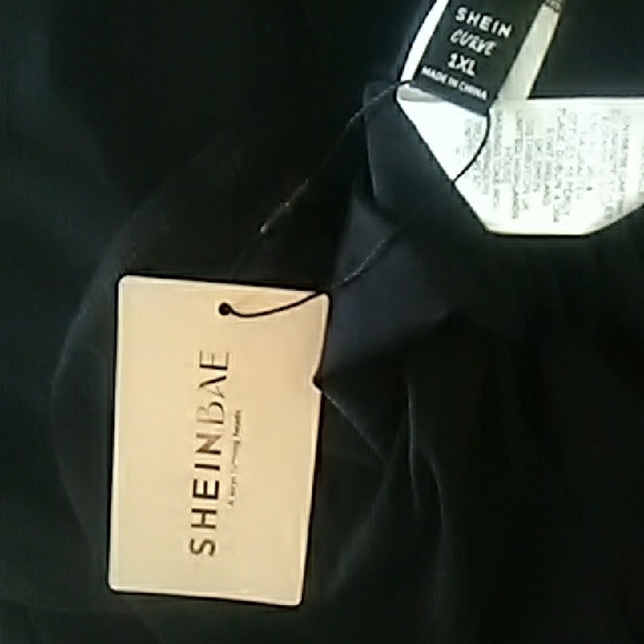 SHEIN Black Long Sleeve Ruffle Dress - Picture 8 of 8